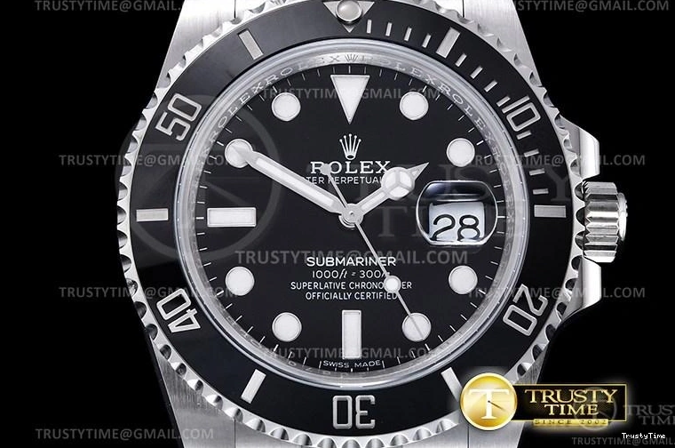 0127 ROLSUB0282 – Submariner 116610LN 904L SS SS Blk V2S ZZF SA Durable 1037
